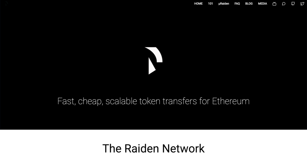 Ethereum（イーサリアム） Scalability（スケーラビリティ） Raiden（ライデン）