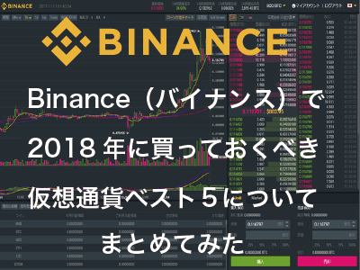 Binance（バイナンス） 2018年 仮想通貨