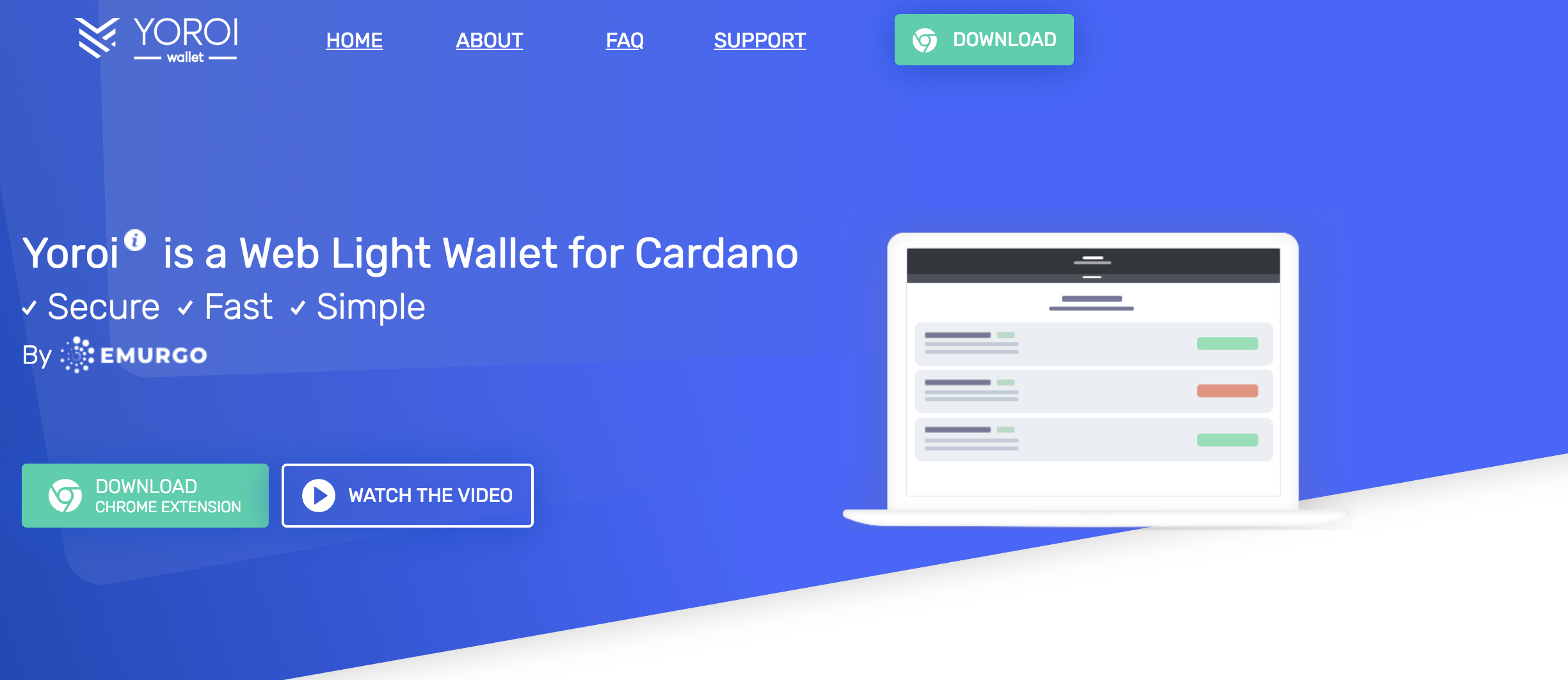 Cardano（カルダノ）　Yoroi wallet