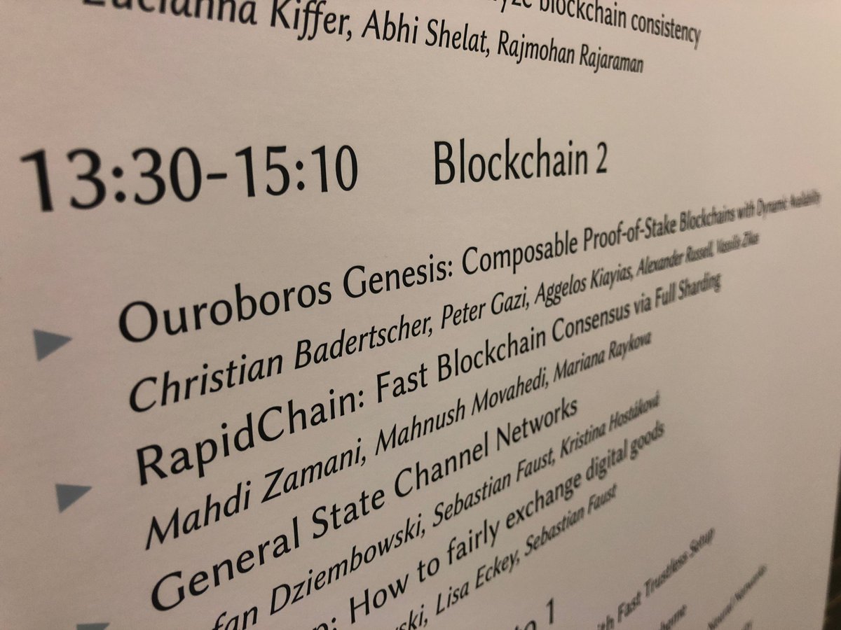 Cardano（カルダノ）　ACM CCS 2018　Uroboros Genesis（ウロボロスジェネシス）
