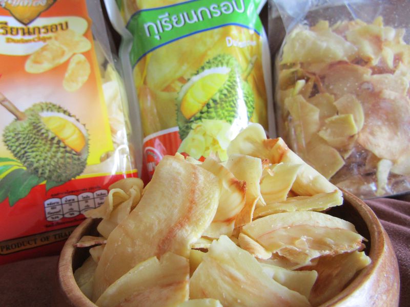 タイ　おすすめ　お土産　ドリアンチップス