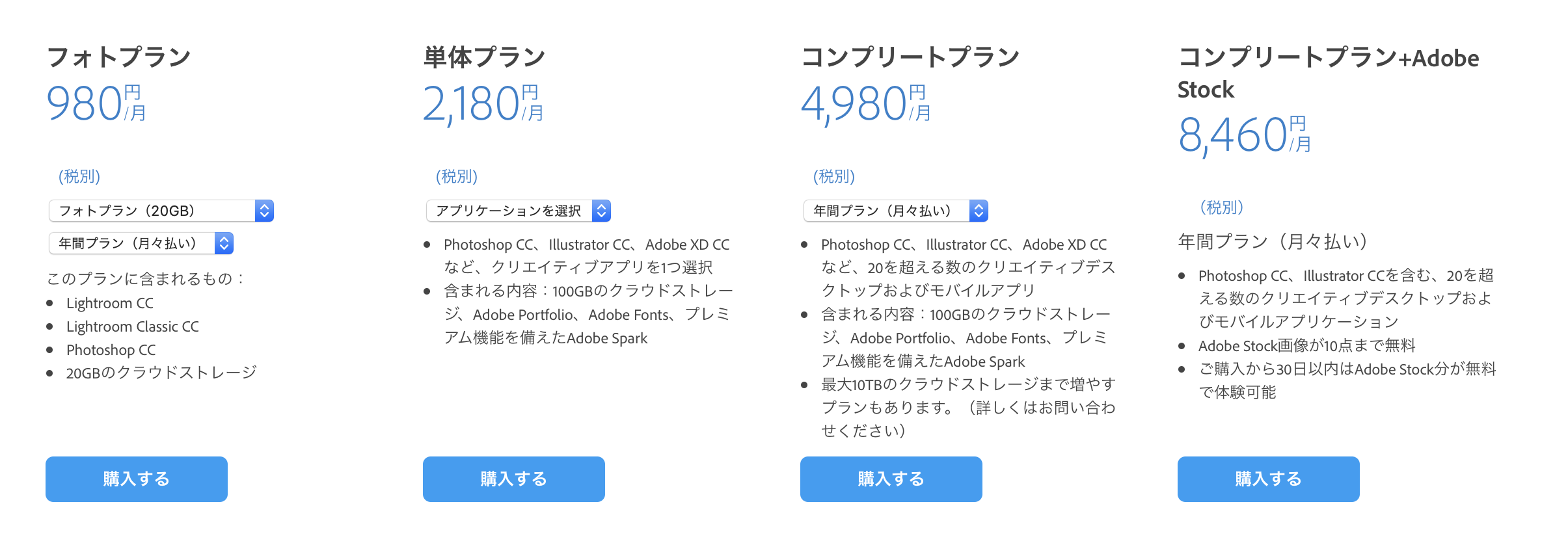 Adobe（アドビー）　2月12日　値上げ