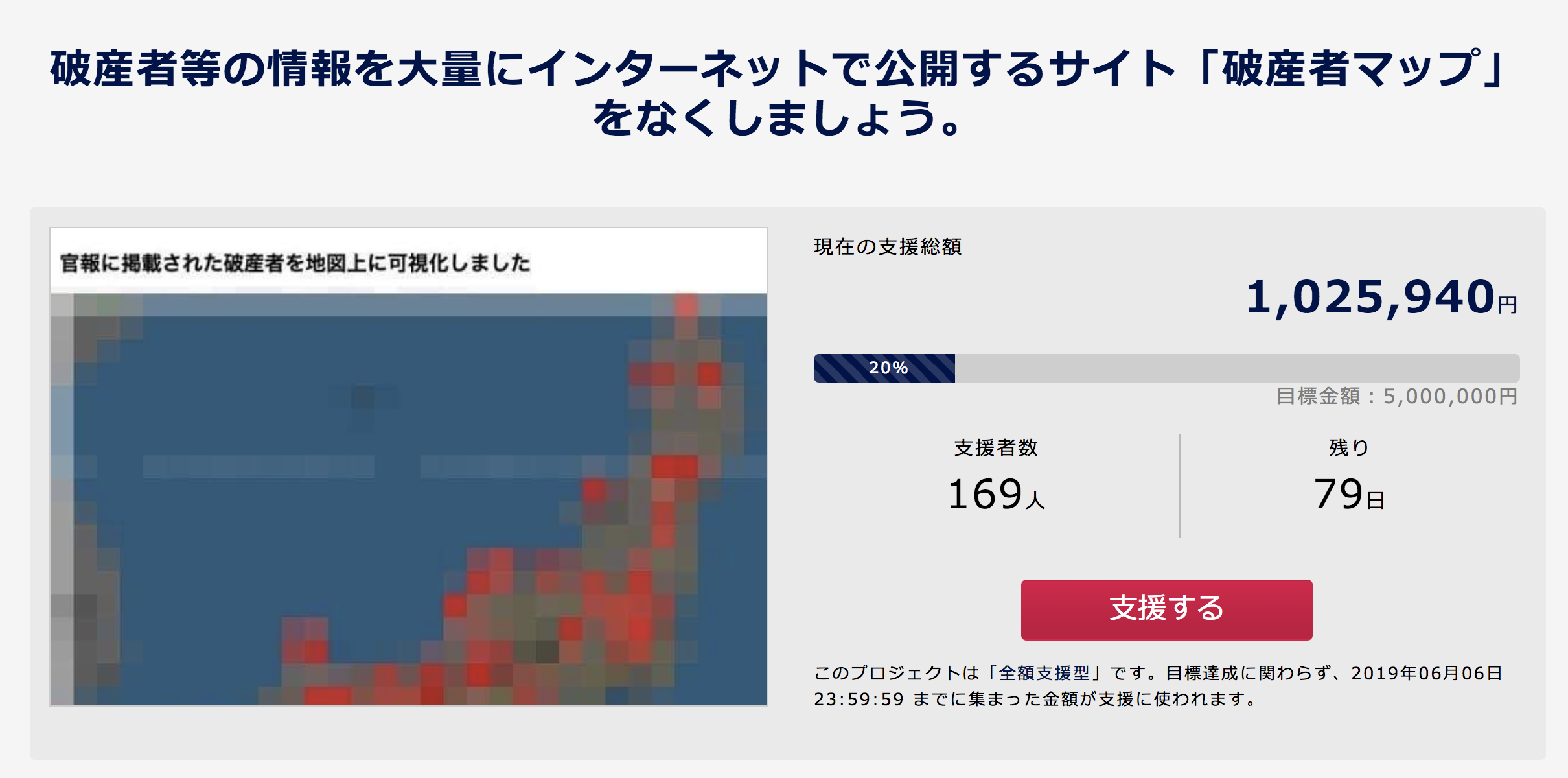 破産者マップ被害対策弁護団　クラウドファンディング